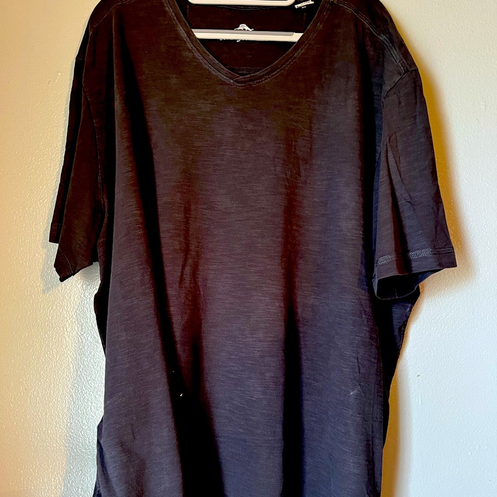 Tommy Bahama Black V Neck Tee 3XL